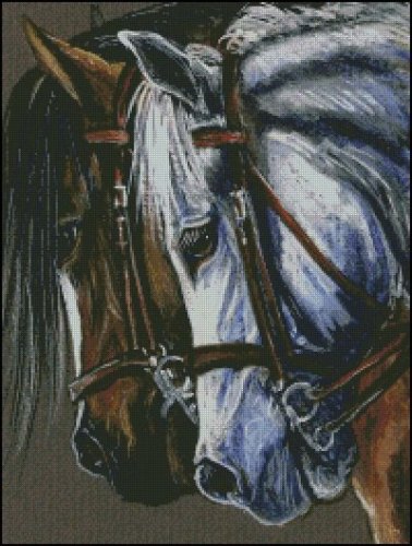 (image for) Side By Side Horses
